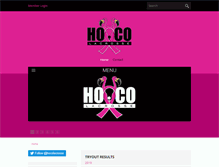 Tablet Screenshot of hocolacrosse.com